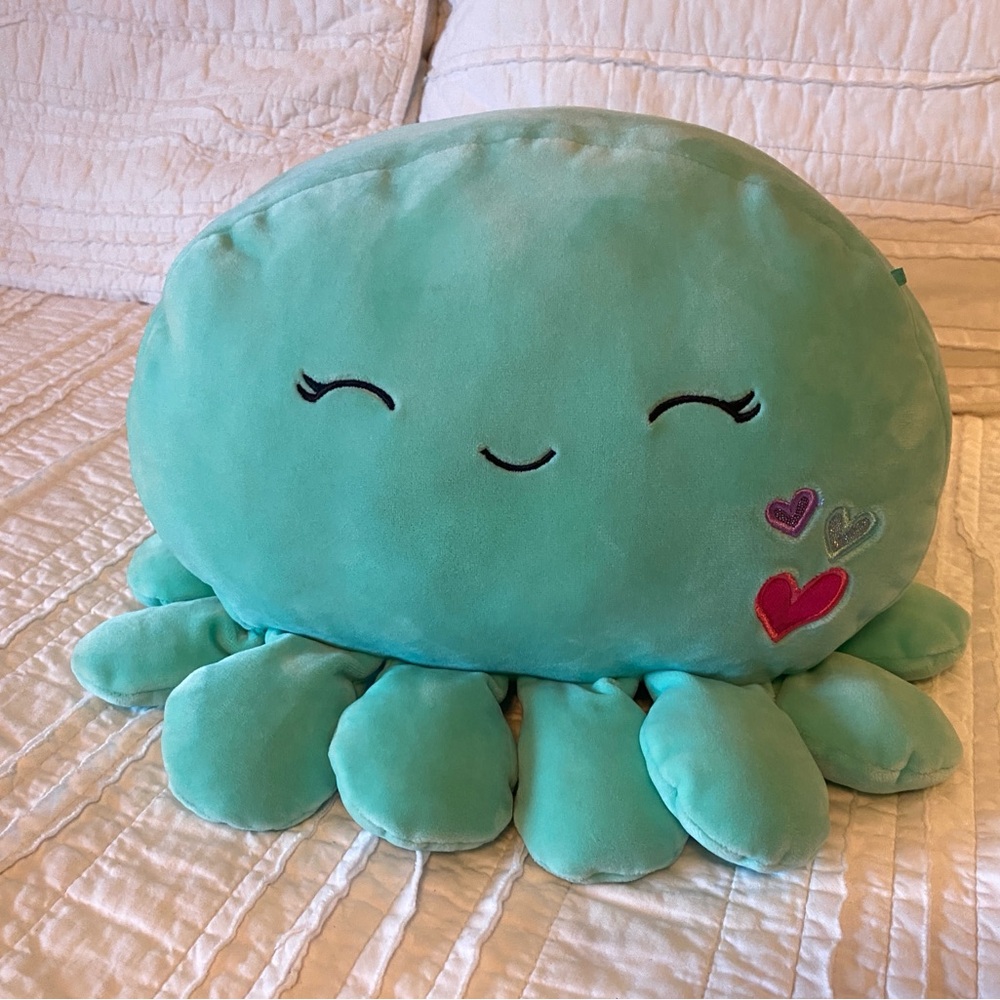 Squishmallow 12” Wide Stackable Olina the Octopus Plush Toy Stuffed Animal
